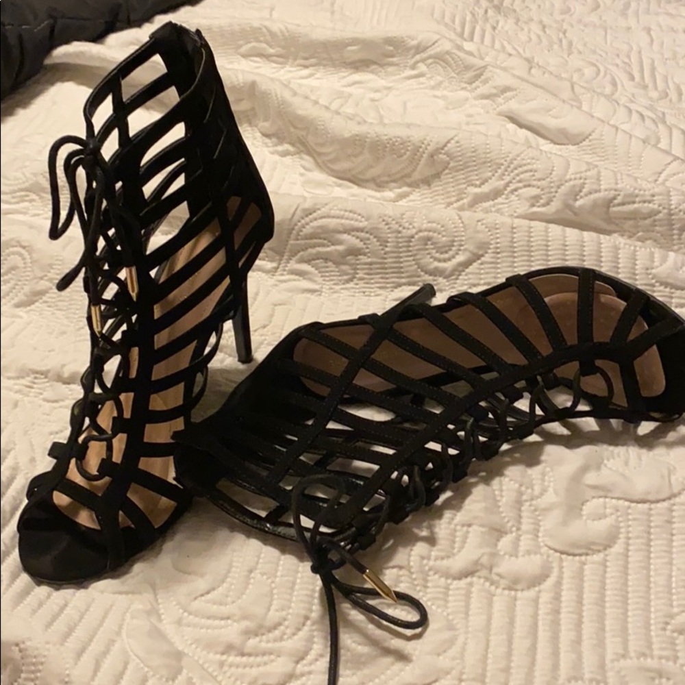 Black heels